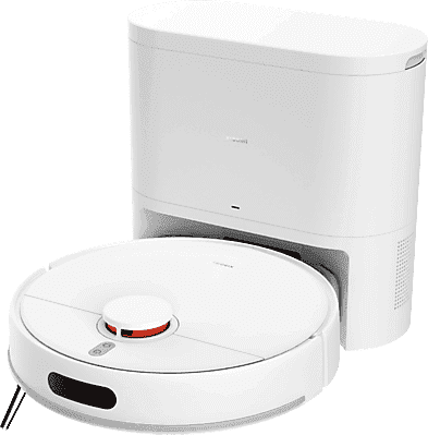Robot aspirador - Xiaomi Vacuum H40, 70W, 180min, Friegasuelos, 210ml Tanque agua, 350ml depósito de polvo, Batería 5200 mAh, Control por voz, Blanco