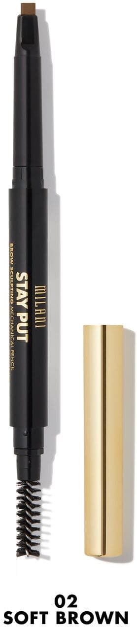 Milani Stay Put Brow Sculpting Mechanical Pencil - 02 Soft Brown