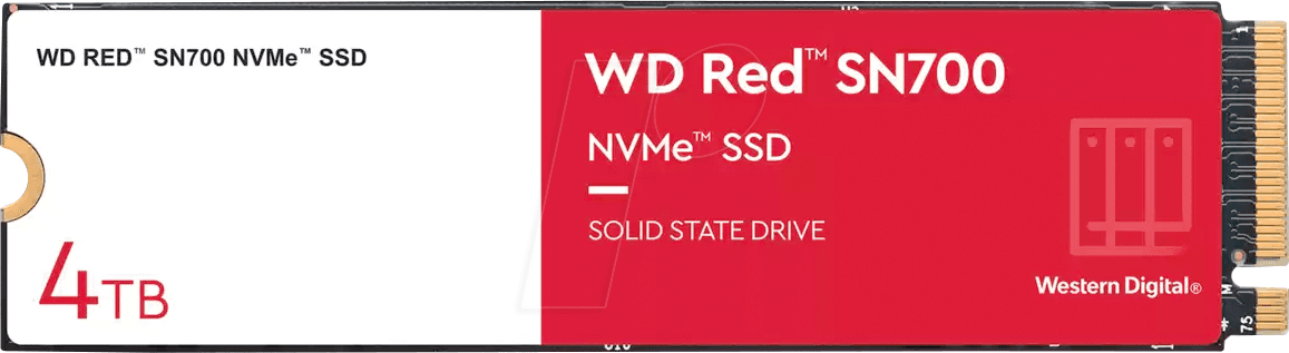 SANDISK WDS400T1R0C - SSD NVMe WD Red SN700 NAS 4TB, M.2
