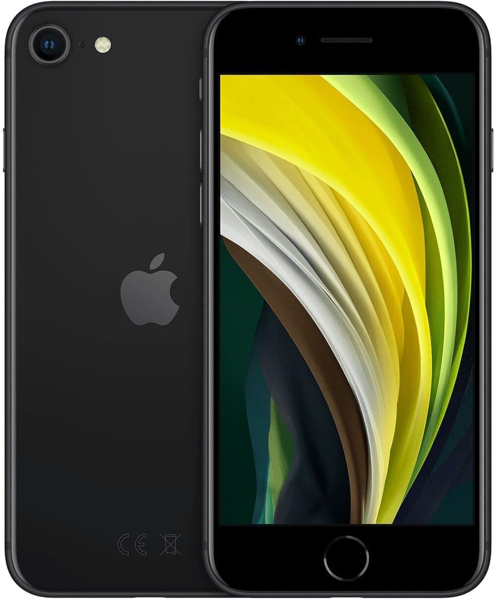 Apple iPhone SE (2020)   64 GB   Single-SIM (Nano-SIM)   black - Refurbished