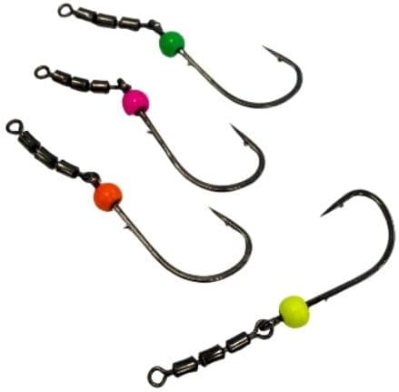 Sfg Trouthooks Gummi Krog Med Svirvel
