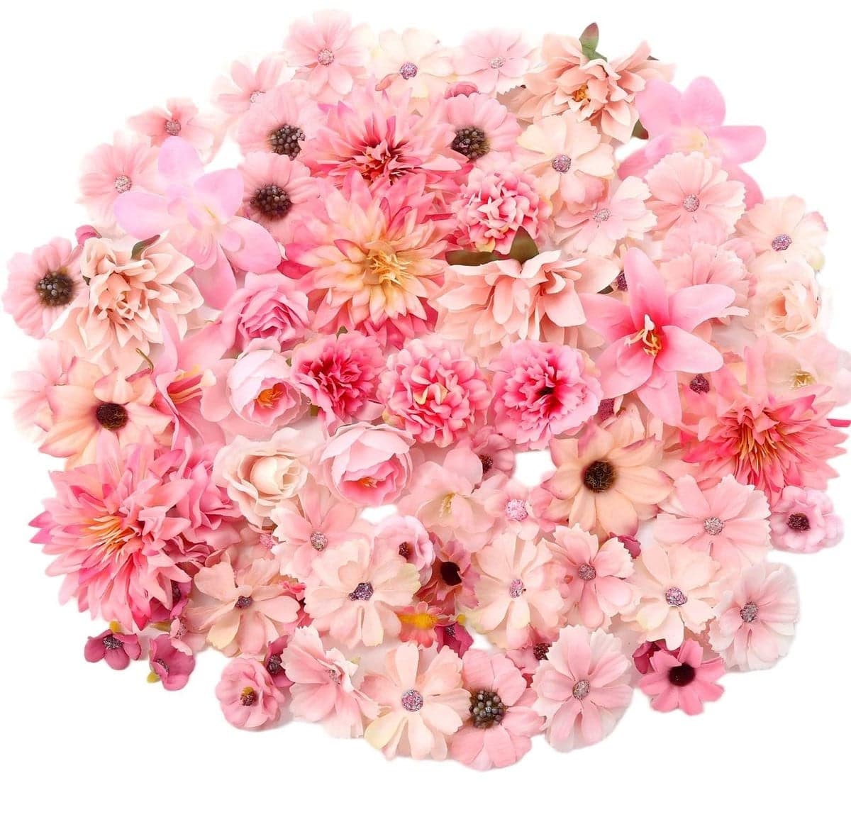 Dailygoods Set van 60 Kunstbloemen voor Binnen en Buiten