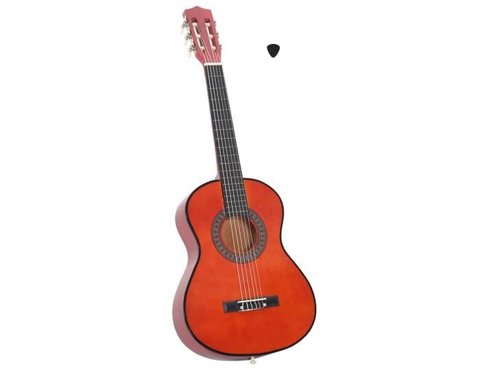 vidaXL Klassische Gitarre für Anfänger und Kinder 1/2 34 Lindenholz