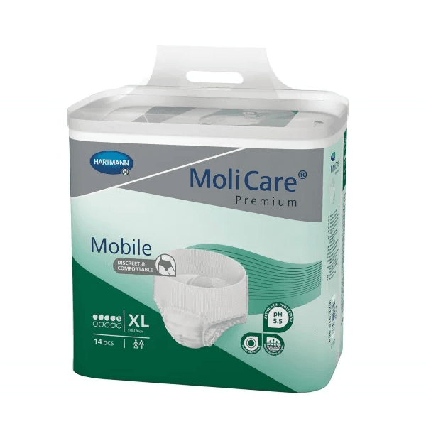 Hartmann Molicare Mobile 5 gouttes XL - 4 paquets de 14 protections