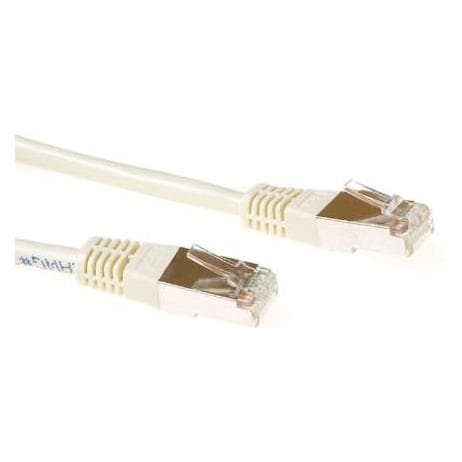 ACT Ivory 5 meter F/UTP CAT5E patch cable with RJ45 connectors. Cat5e f/utp ivory 5.00m (F/UTP, CAT5e, 5 m) (IB7205)