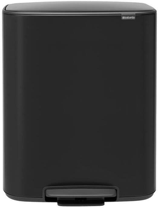 BRABANTIA Papperskorg Pedal Bo 60L svart