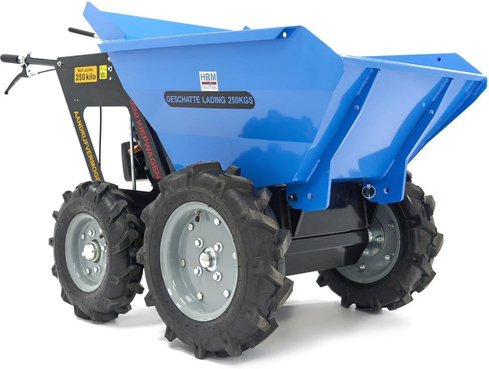 HBM 250 KG Mini Dumper met Kiepbak 6.5 PK - 196cc