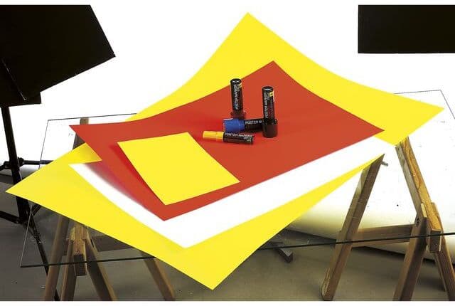NO BRAND Textkartong 50x70cm 275g vit 10/fp