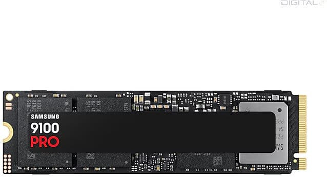 Samsung SSD Belső, 2TB, 9100 PRO, PCIe 5.0, NVMe 2.0, 1200TBW