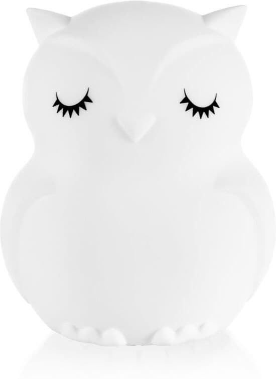 Zopa Silicone LED Lamp with Music Size L night light with melody Owl 1 pc