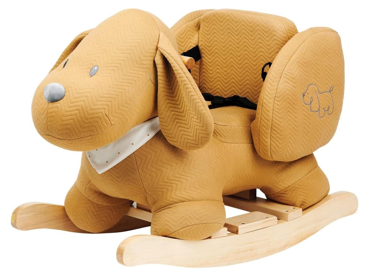 Nattou Schommeldier Hond Charlie inclusief veiligheidsgordel