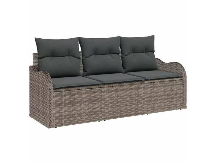 VidaXL - Outdoor-sofa poly-rattan, One Size, Grau