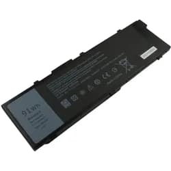 Avizar Akku Dell Precision 17 7710 (12 Zellen, 7980 mAh), Notebook Akku, Schwarz