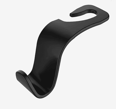 Inspire Essentials HangEase Car Headrest Hooks Seat Back Bag Organizer Clips 1pcs