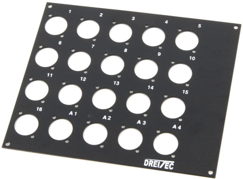 pro snake Front Panel 4HE nero