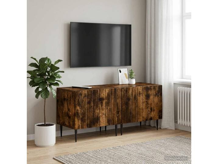 vidaXL TV-Schrank Raucheiche Holzwerkstoff