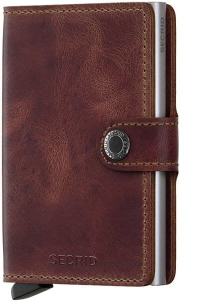 SECRID Geldbörse - Miniwallet Vintage brown braun B