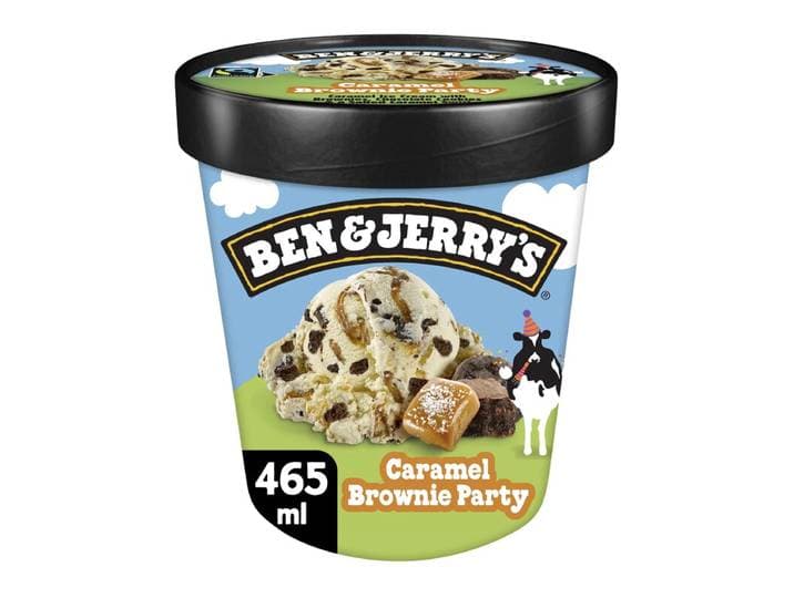 Ben &amp; Jerry's Crème glacée Caramel Brownie Party - 465 ml