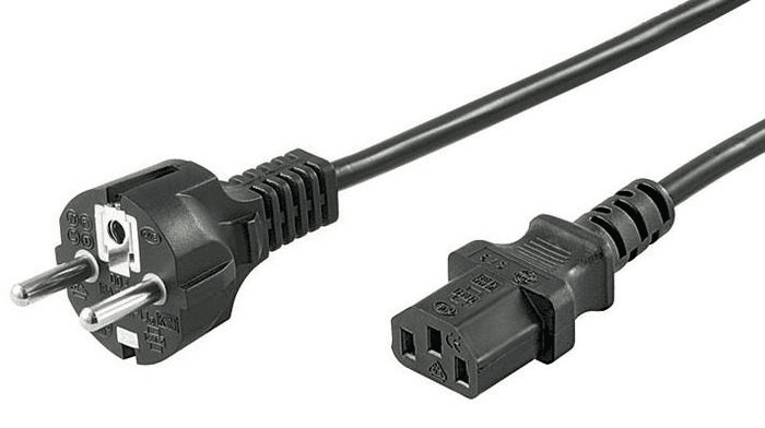 MicroConnect Strømkabel Schuko - C13, 10m, 1 Stykk, Sen-Pe0204100 Svart