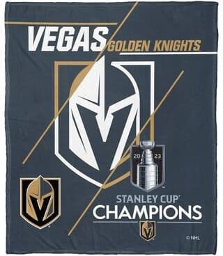 Northwest NHL Vegas Golden Knights 2023 Stanley Cup Champions Trick Play Silk Touch Throw