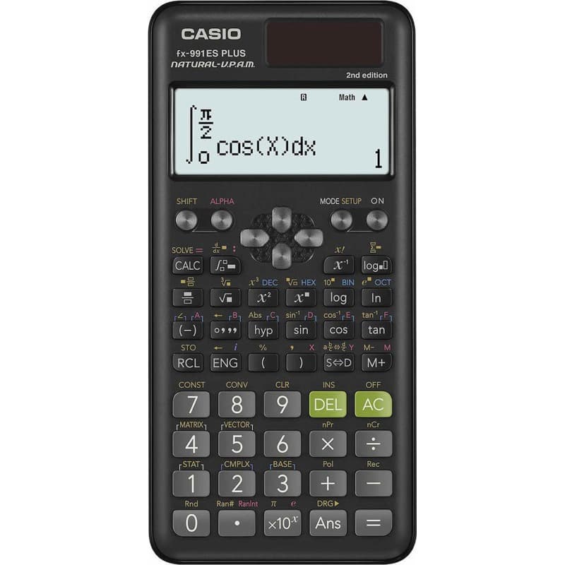 Casio Scientific Calculator FX-991 ES PLUS 2nd Edition Black
