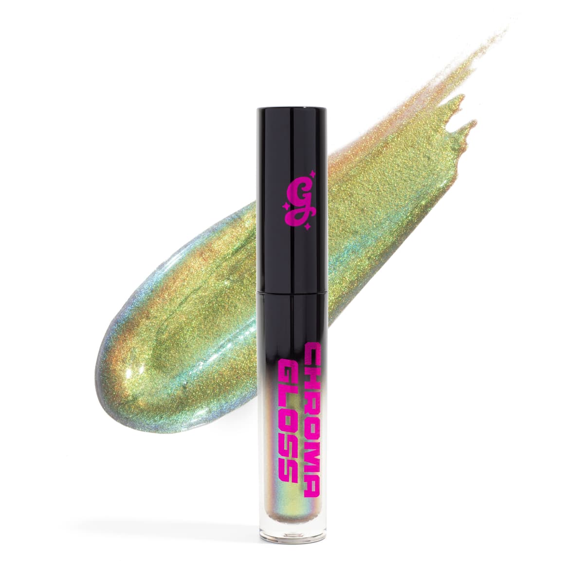 Vega Chroma Gloss (Green/Gold) - Multichrome Lip Gloss - Glisten Cosmetics