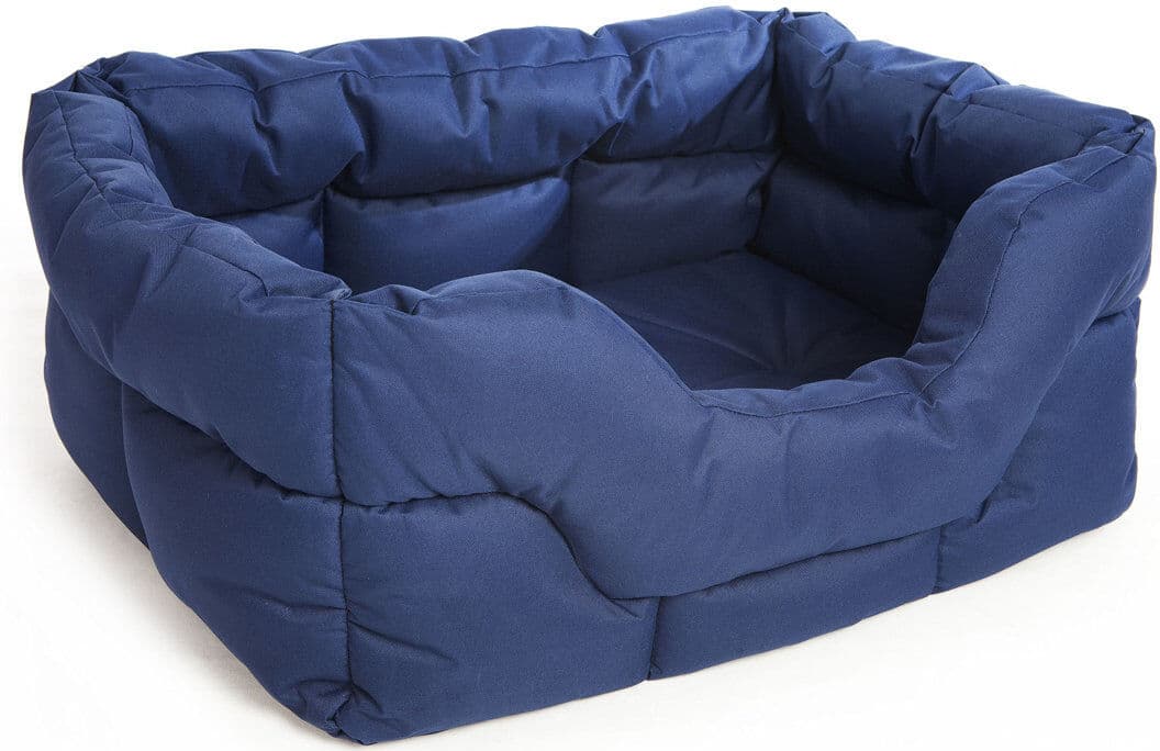 Archie & Oscar Decimus Pet Bed Blue Large (27 cm H x 75 cm W x 60 cm D)