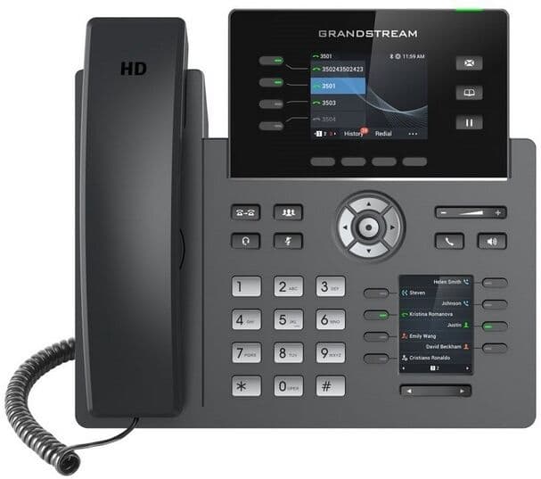 Téléphone Grandstream GRP2614 IP Téléphone IP multifonctions sécurisé avec wifi