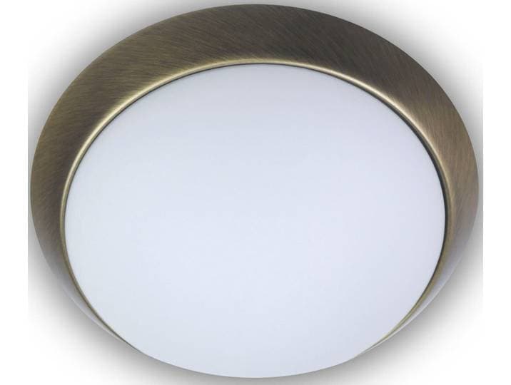 NIERMANN Deckenleuchte Opal matt, Dekorring Altmessing, HF Sensor , gold (altmessing), 3, Ø 45cm, 1 Stk., Leuchten, Deckenleuchte