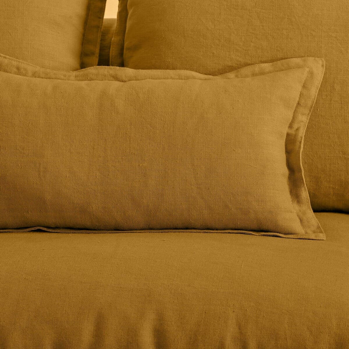 LA REDOUTE INTERIEURS Housse de fauteuil, en lin froissé, ODNA