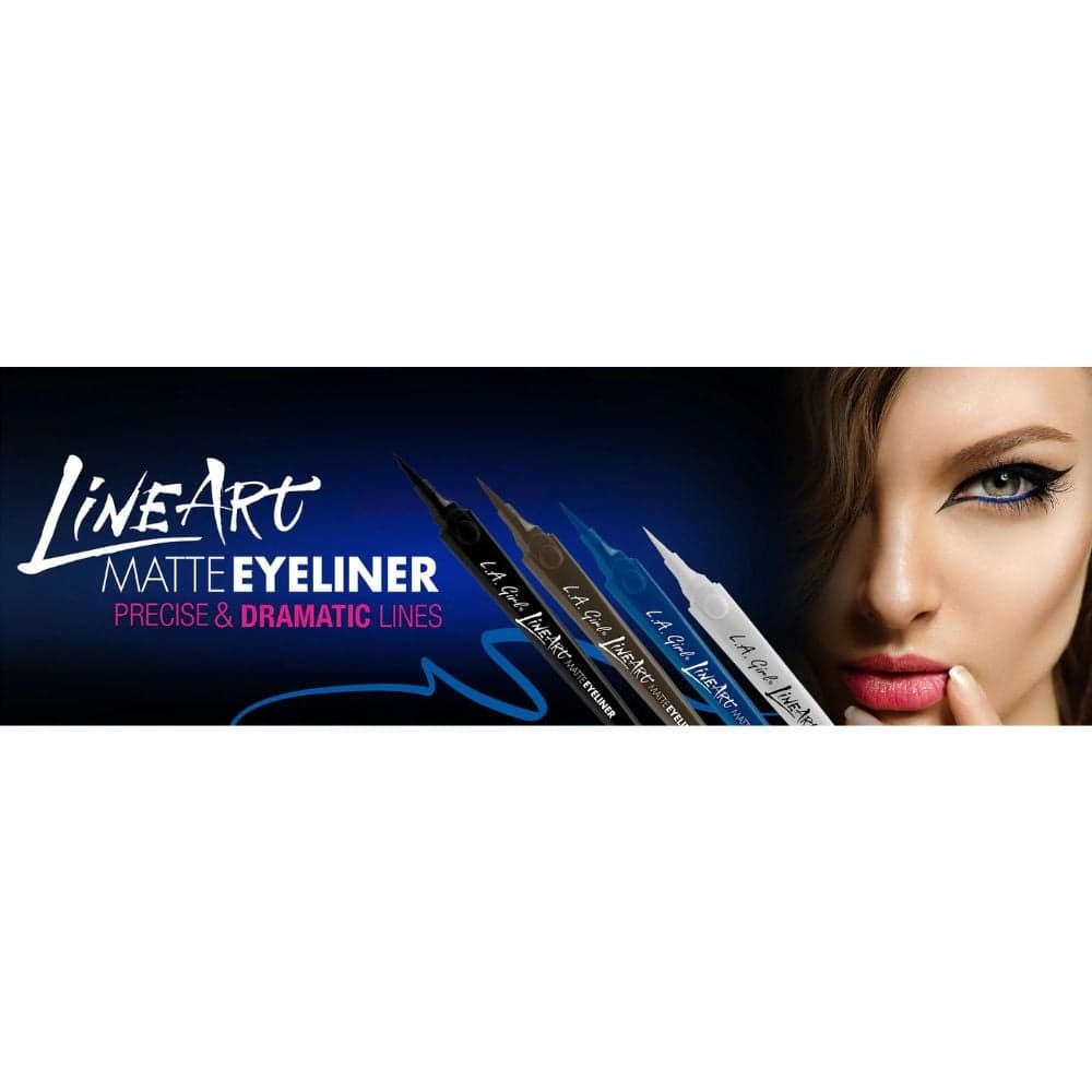 L.A. Girl Line Art Mate Eyeliner Secado rápido 0,4mL Cobalt