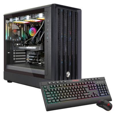 GAMEMAX Gaming-PC "CLAW BK 8095 AMD Ryzen 7 9700X 32GB DDR5 1TB SSD RTX 5060Ti", schwarz, Microsoft Windows 11 Home (64 Bit), RTX 5060Ti, 32 GB RAM 1.000 GB SSD, Desktop-PCs, DDR5 RAM, Windows 11, Wasserkühlung