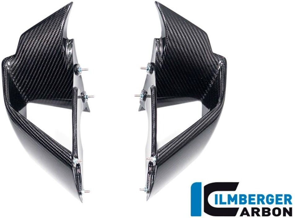 Ilmberger Carbonparts Kit Coppia Alette Carbonio Lucido Ilmberger Bmw M 1000 Rr 2021-2022