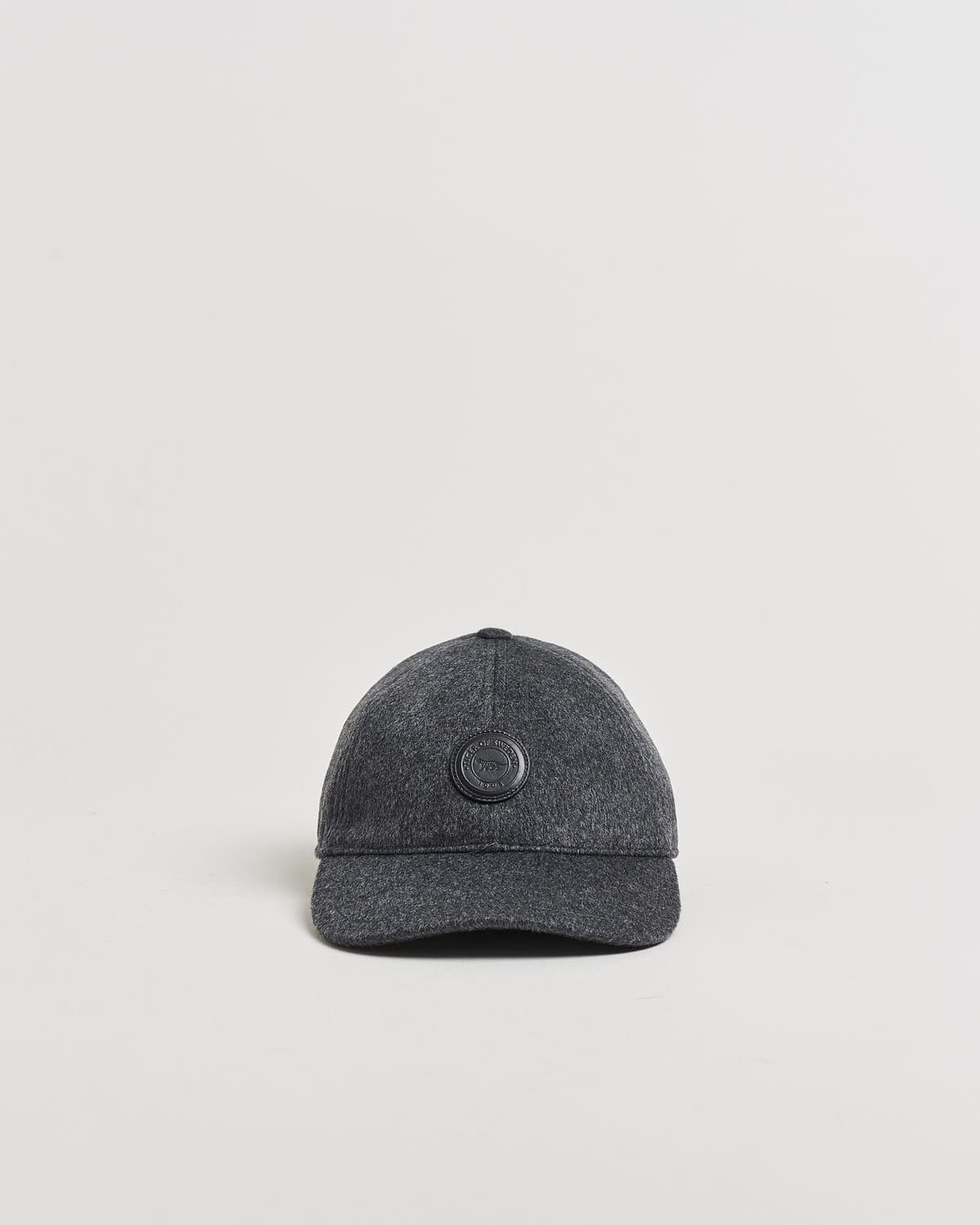 Tiger of Sweden Hent Wool/Cashmere Cap Dark Grey Melange men One size Grå
