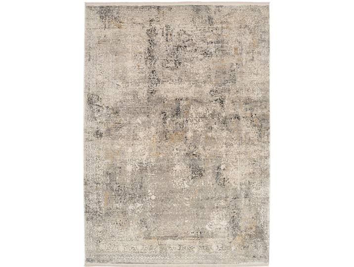 Dieter Knoll Webteppich Avignon, Grau, Hellgrau, Dunkelgrau, rechteckig, 120x180 cm, Care & Fair, für Fußbodenheizung geeignet, in verschiedenen Größen erhältlich, Teppiche und Böden, Teppiche, Moderne Teppiche