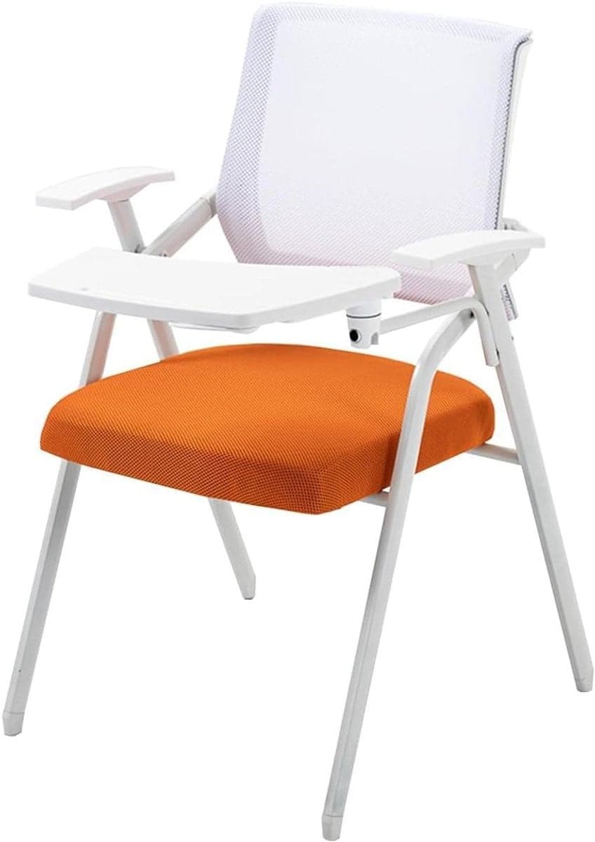 Ergonomische Bureaustoel in Oranje voor Thuiswerkcomfort