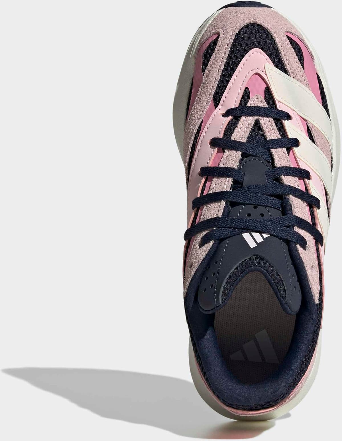 Sneaker ADIDAS SPORTSWEAR "LIGHTBLAZE KIDS", Kinder, Gr. 38, rosa (collegiate navy, sanftes weiß, bliss pink), Leder, Textil, Schuhe Sneaker, pour enfants et adolescents collegiate navy, sanftes weiß, bliss pink 38