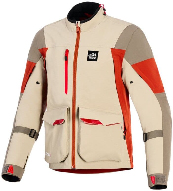 Giacca Maxdura Drystar Laminata Uomo Marrone Alpinestars