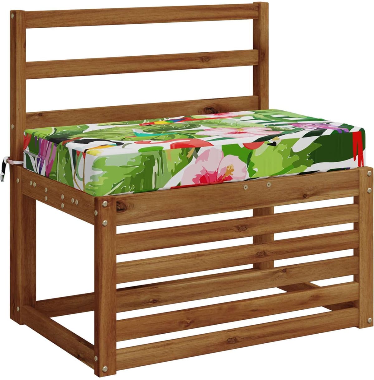 vidaXL Coussin de dos SOEST 100 % polyester Multicolore