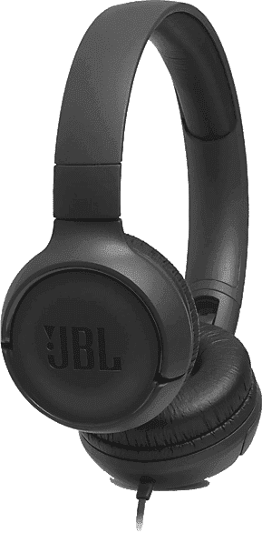 Auriculares - JBL Tune 500, Pure Bass Sound, Micrófono, Plegables, Control volumen, Negro