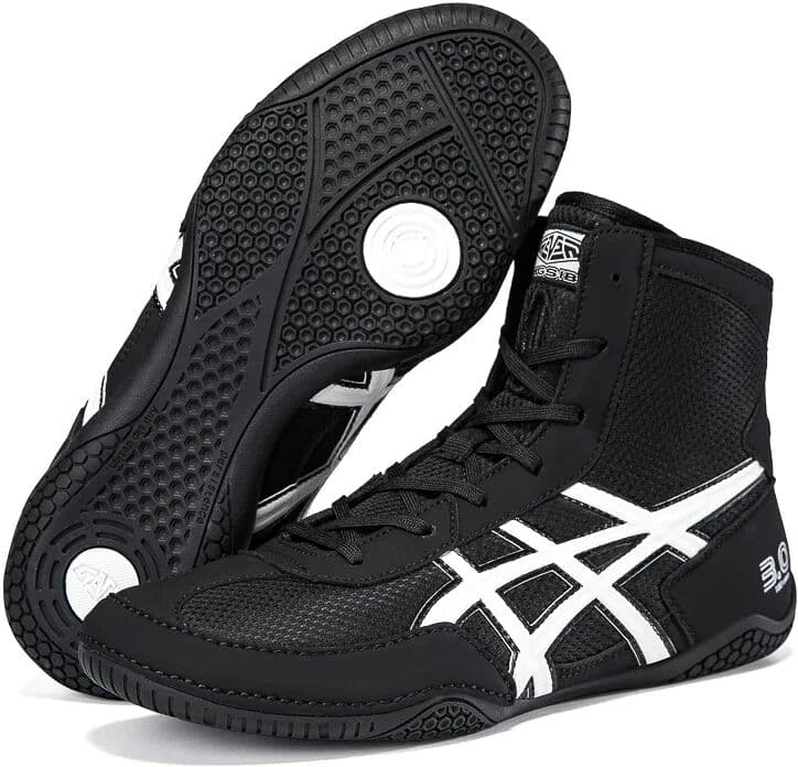 Hello Linda 2026 Lightweight Wrestling Shoes For Men Professional Boxing Training Sneakers Large Size Black White Gym Outdoor Sports