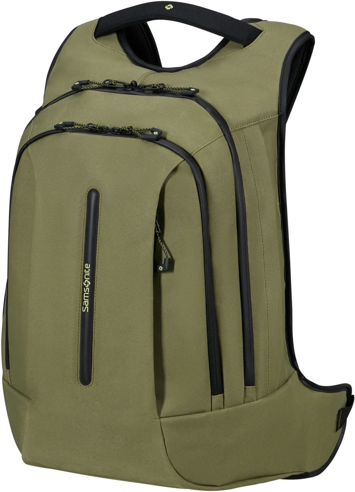 Laptoprucksack SAMSONITE "Prodiver L", Gr. B/H/T: 35cm x 48cm x 23cm, grün (waxed wasabi), Polyester, Rucksäcke Laptoprucksack waxed wasabi B/H/T: 35cm x 48cm x 23cm