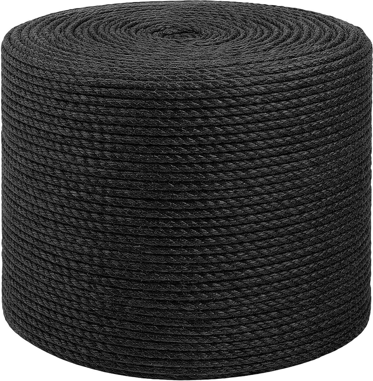 vidaXL Fil en jute 40 mm 500 m Noir Jute 100% Tossa