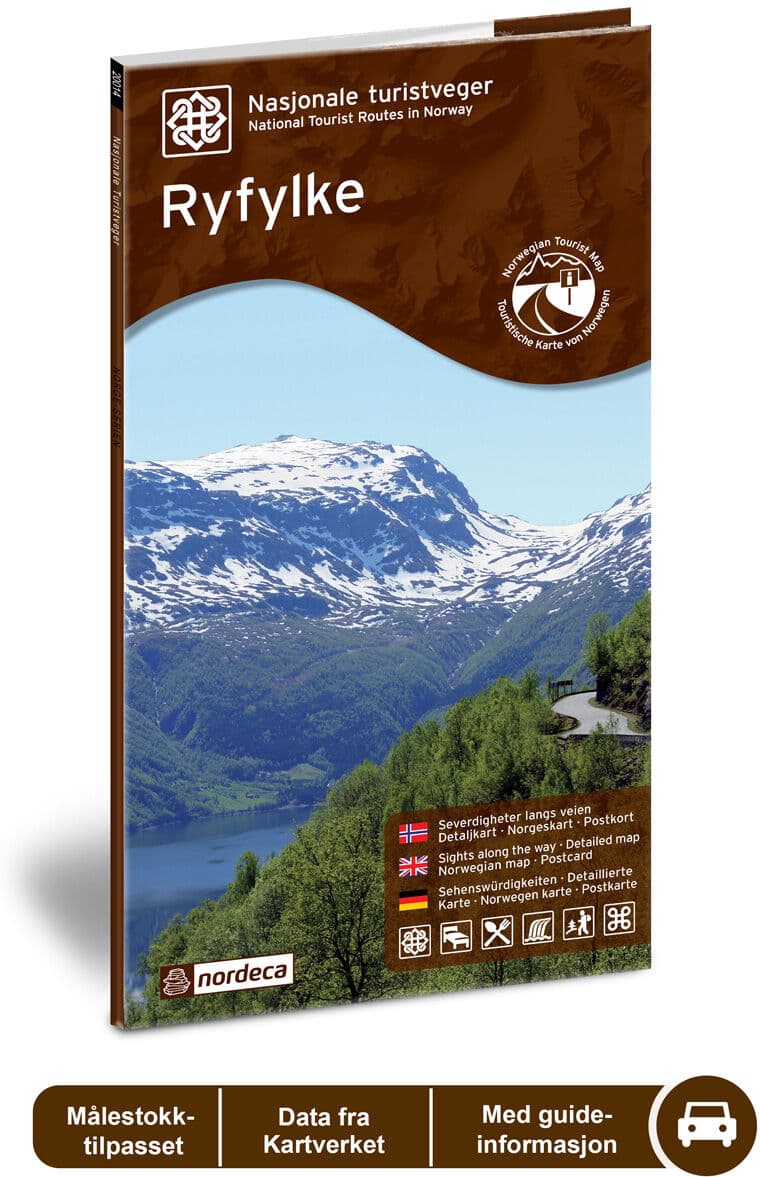 Nordic Maps Ryfylke Nasjonale Turistveger