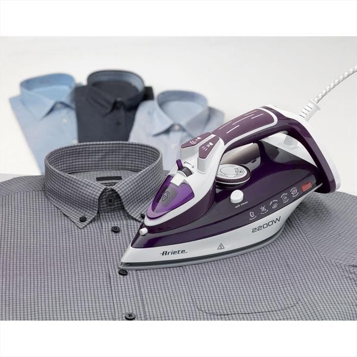 Ariete Steam Iron / 6243-viola, Bianco