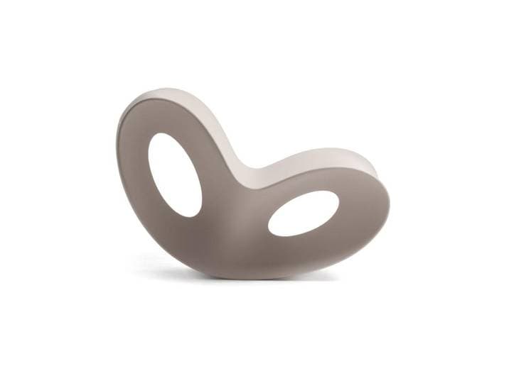 MAGIS chaise à bascule VOIDO (Gris clair - Polyéthylène)