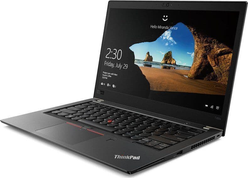 IBM ThinkPad T480s   i5-8250U   14"   24 GB   1 TB SSD   FP   Rétroéclairage du clavier   Touch   4G   noir   Win 11 Home   DE - Refurbished