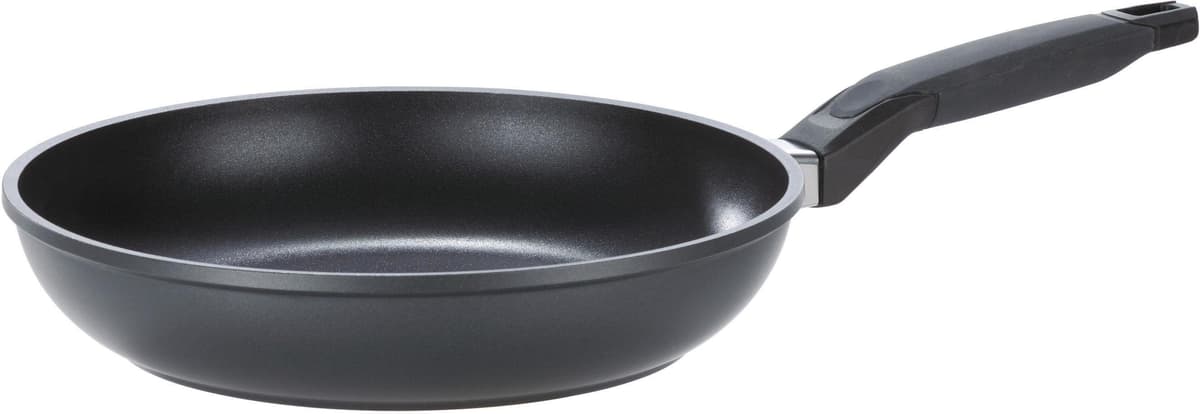 Bratpfanne GSW "SilcoGuss noir", schwarz, H:6cm Ø:28cm, Pfannen, Bratpfanne, Induktion