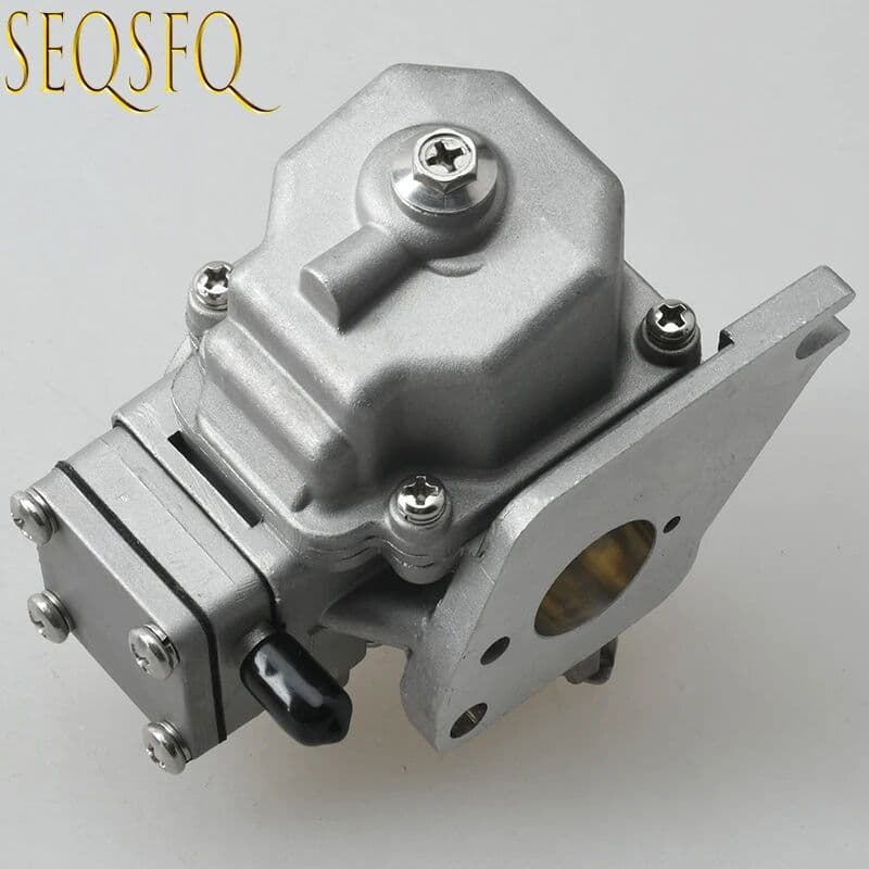 SEQSFQ 6E3-14301-05 Carburetor For Yamaha Outboard Motor 2 Stroke 4HP 5HP 6E3-14301-00 6E0-14301-05 6E3-14301 6E0-14301 Parts Replaces