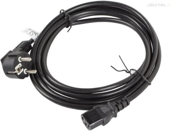 Lanberg CA-C13C-11CC-0030-BK IEC320 C13 10A fekete tápkábel 3m